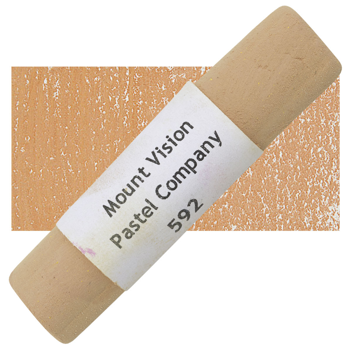 Mount Vision Handmade Pastel - Earth Rose 592 pastel and swatch