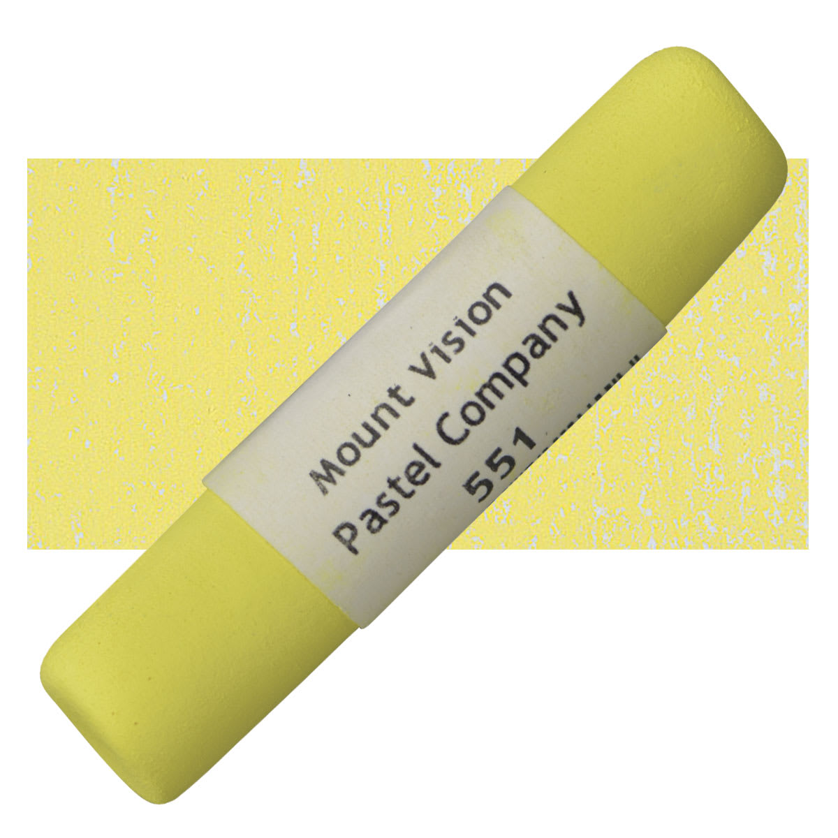 Mount Vision Handmade Pastel - Pale Yellow 551 pastel and swatch