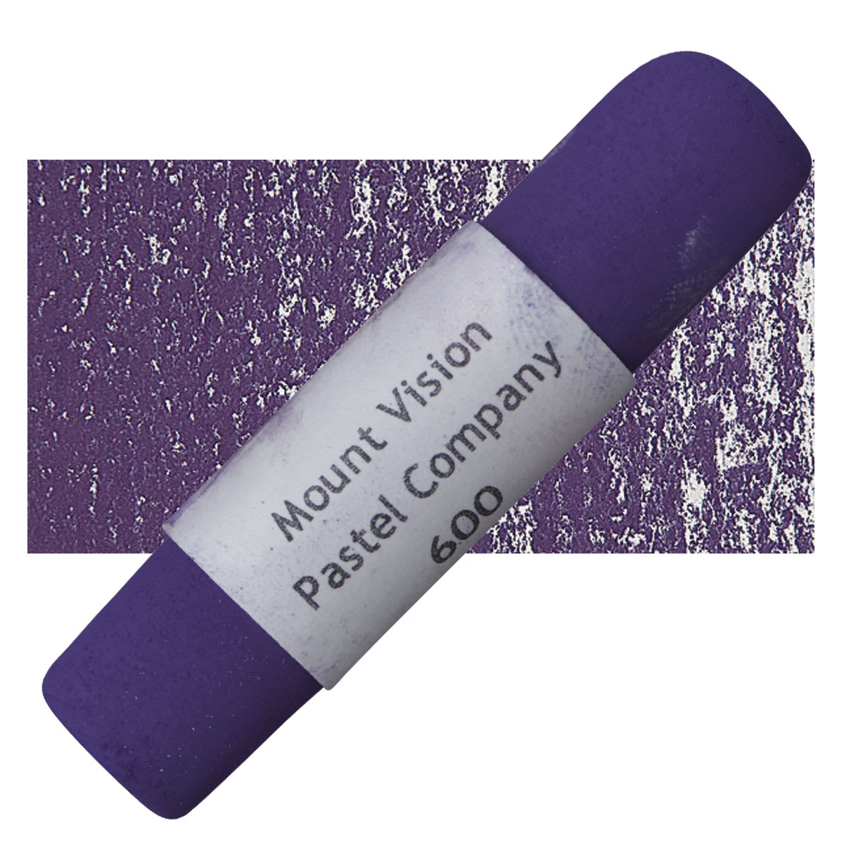 Mount Vision Handmade Pastel - Purple Gray 600 pastel and swatch