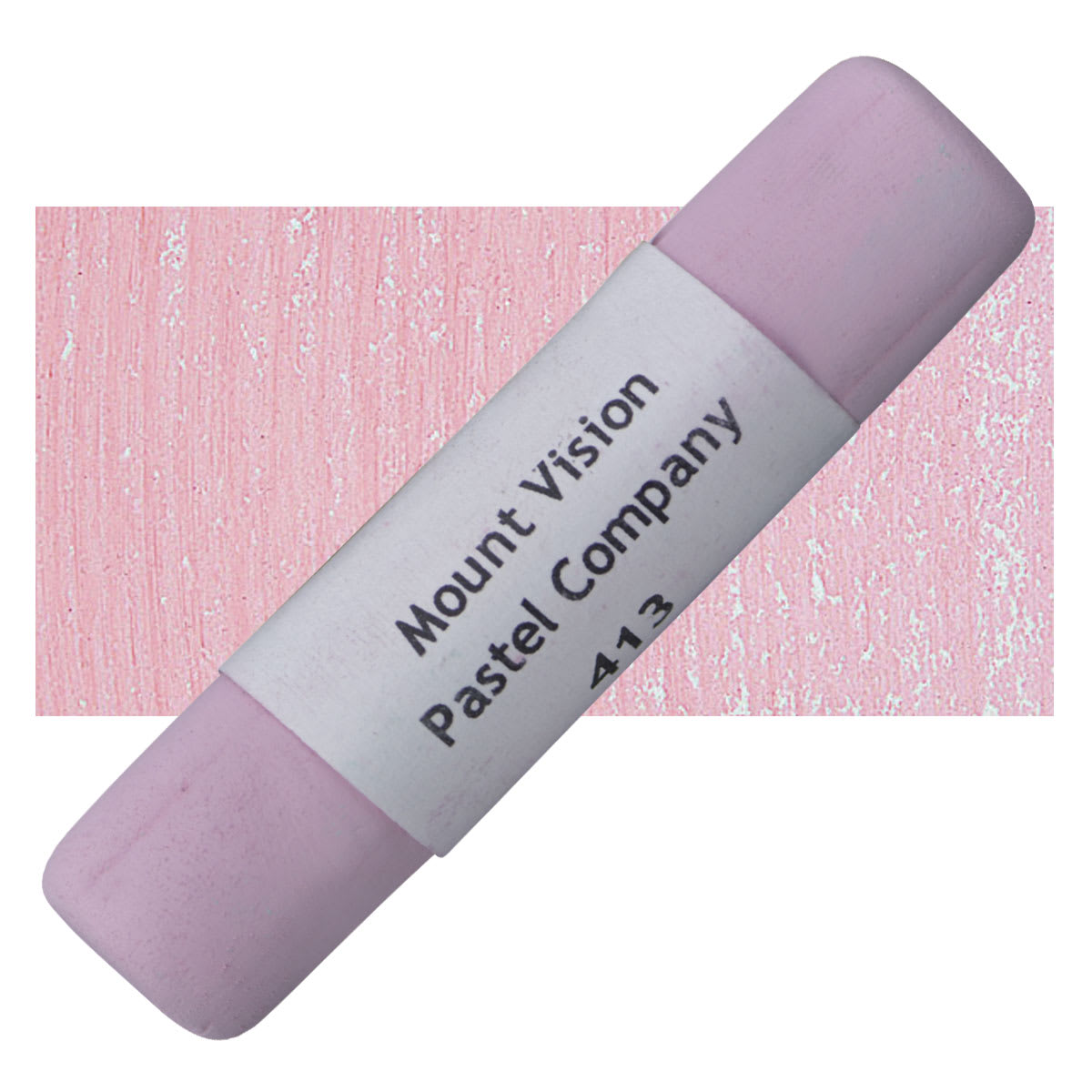 Mount Vision Handmade Pastel - Quinacridone Red 413 pastel and swatch