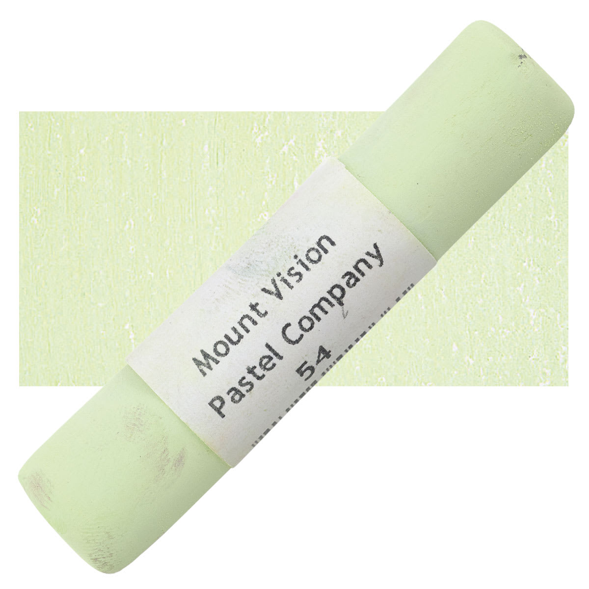 Mount Vision Handmade Pastel - Soft Chromium Oxide 54 pastel and swatch