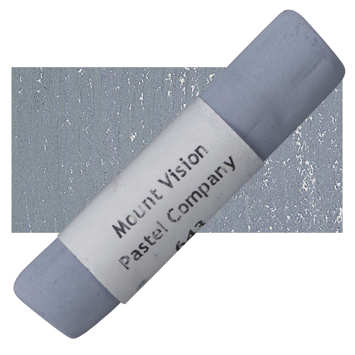 Mount Vision Handmade Pastel - Thunderstorm Blue 643 pastel and swatch