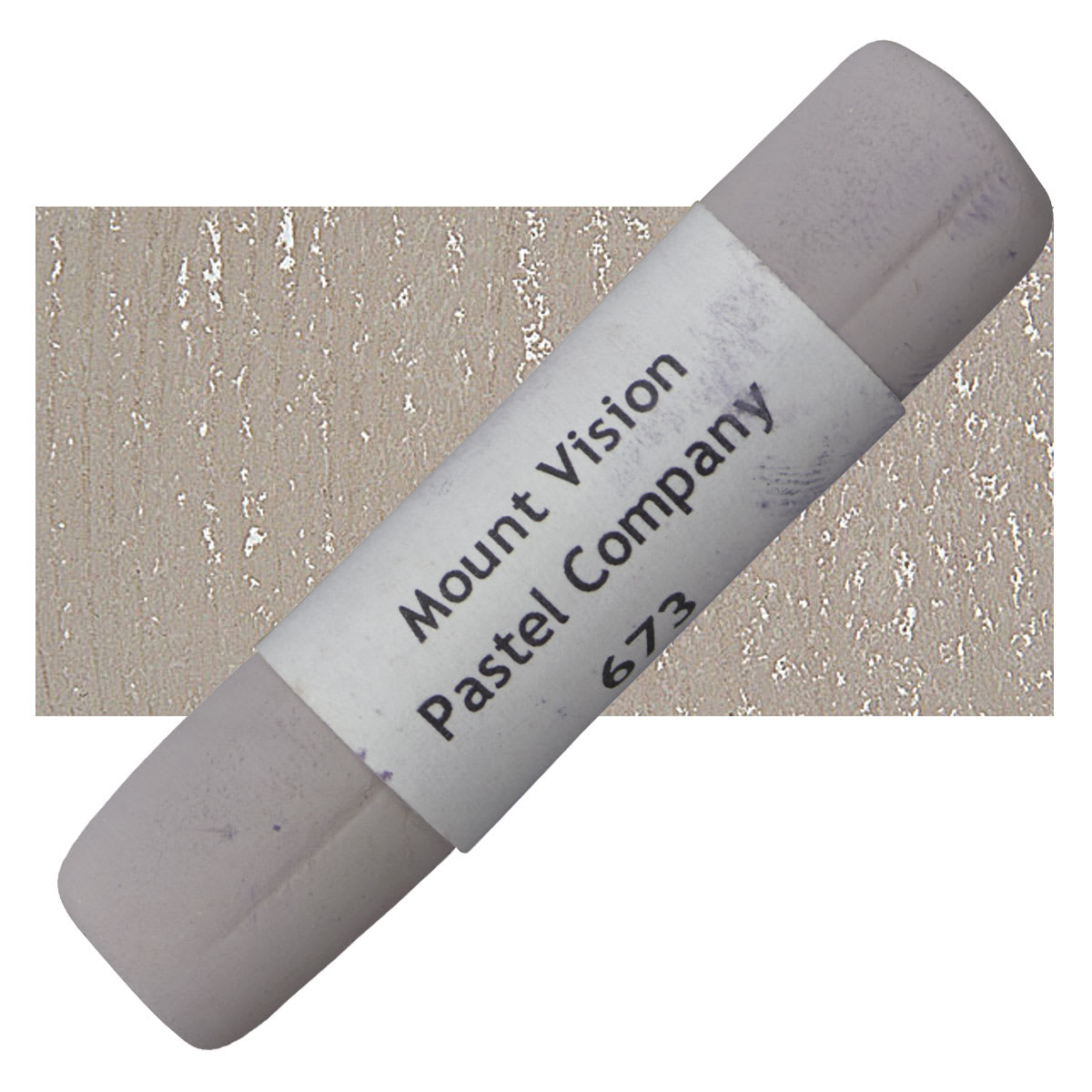 Mount Vision Handmade Pastel - Thunderstorm Violet 673 pastel and swatch