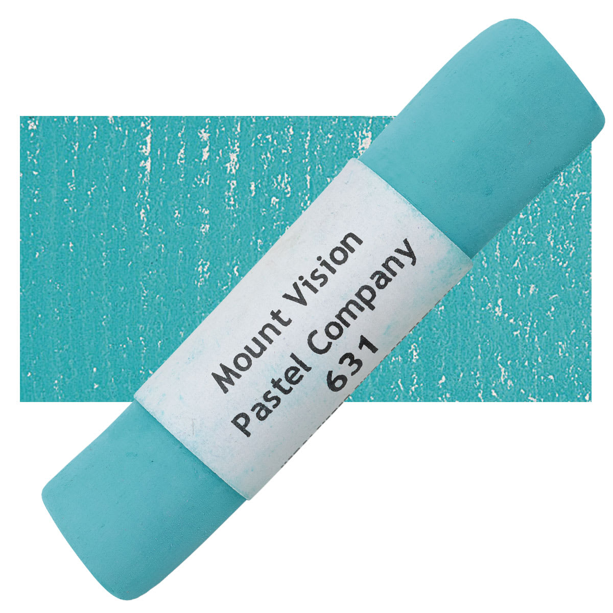 Mount Vision Handmade Pastel - Turquoise Green 631 pastel and swatch