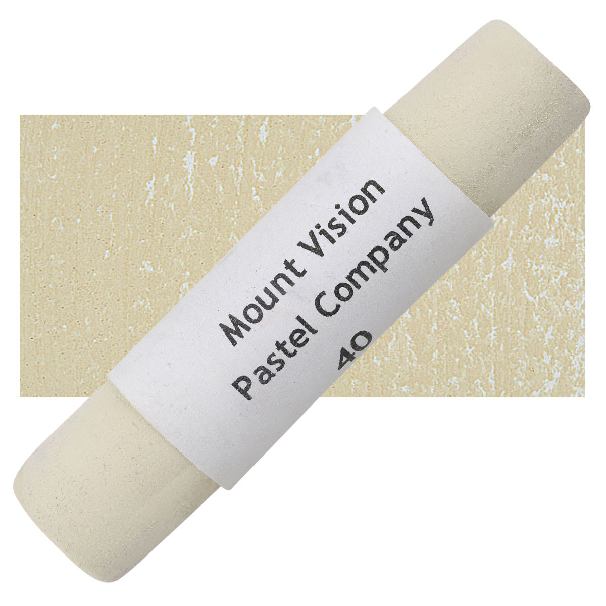 Mount Vision Handmade Pastel - Unbleached Titanium 40 pastel and swatch