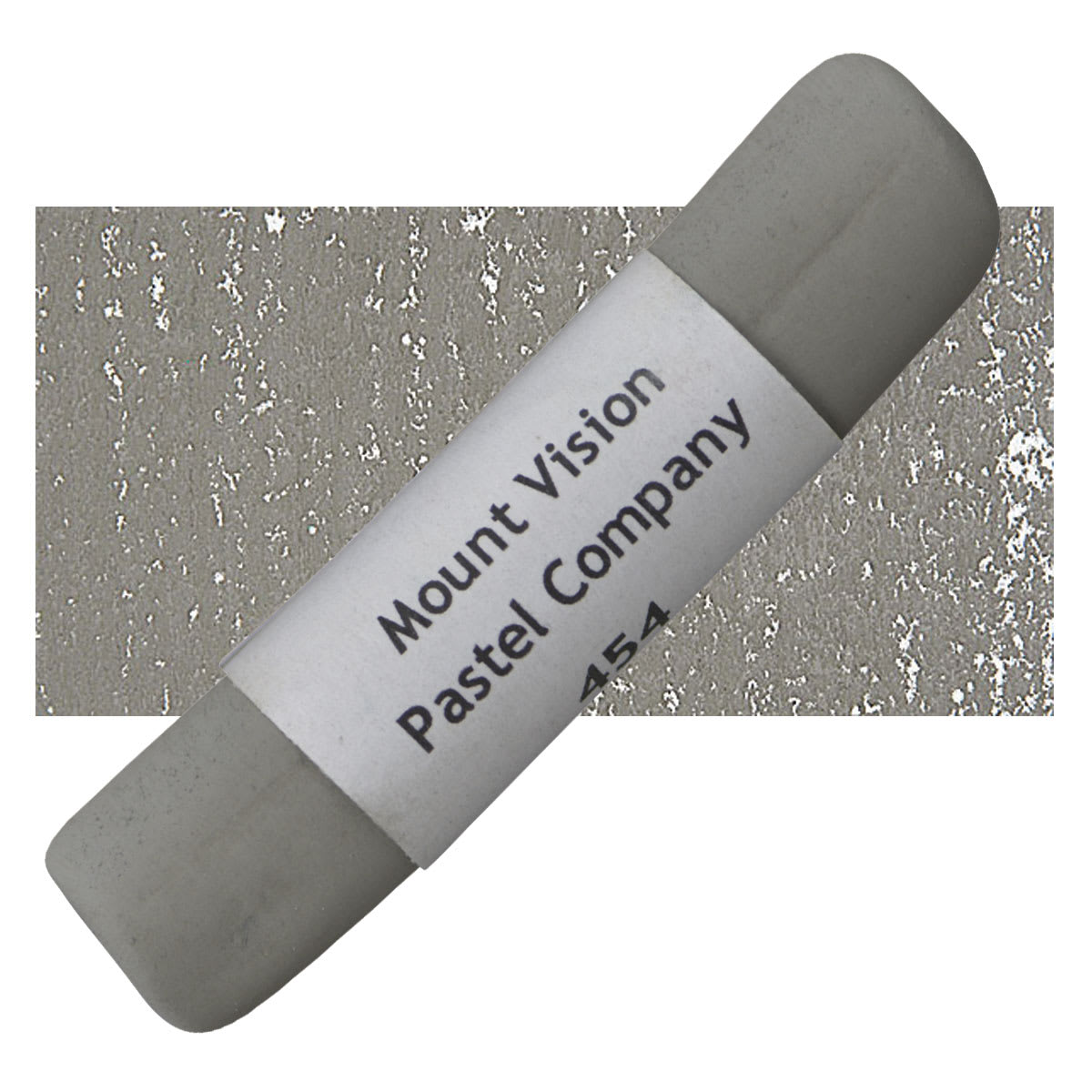 Mount Vision Handmade Pastel - Warm Gray 454 pastel and swatch