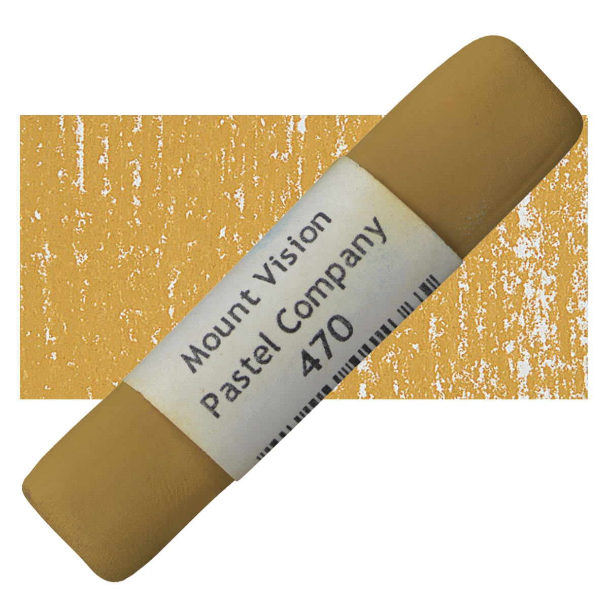 Mount Vision Handmade Pastel - Warm Tan 470 pastel and swatch