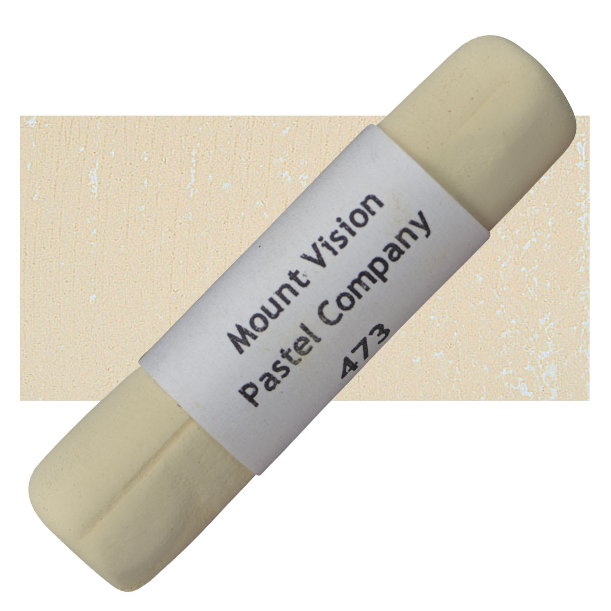 Mount Vision Handmade Pastel - Warm Tan 473 pastel and swatch