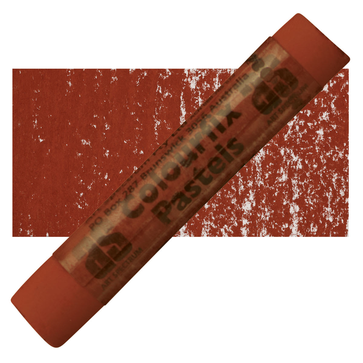 Art Spectrum Colourfix Soft Pastel - Terra Cotta pastel and swatch