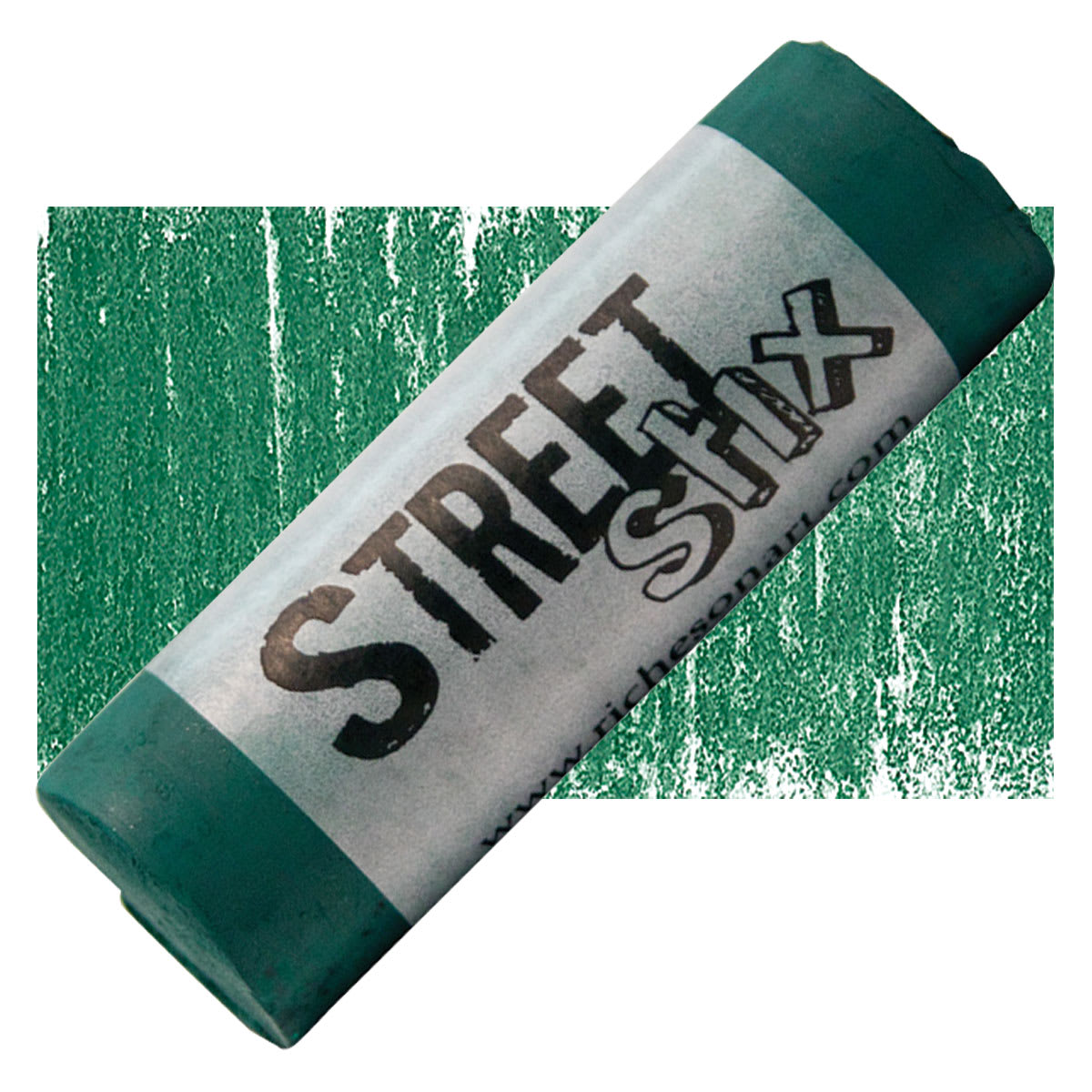 Richeson Street Stix Pavement Pastel - Green 14 pastel and swatch