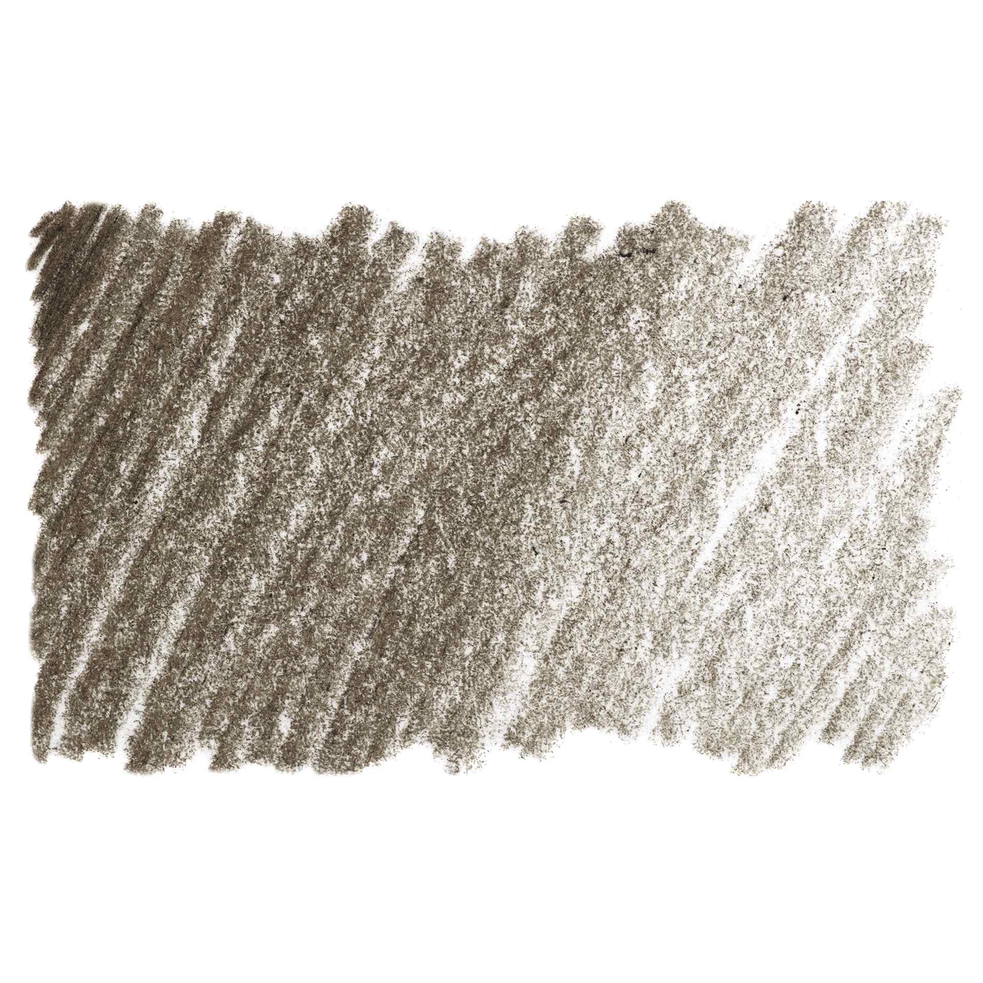 Koh-I-Noor Polycolor Dry Color Drawing Pencil - Dark Brown 33, swatch