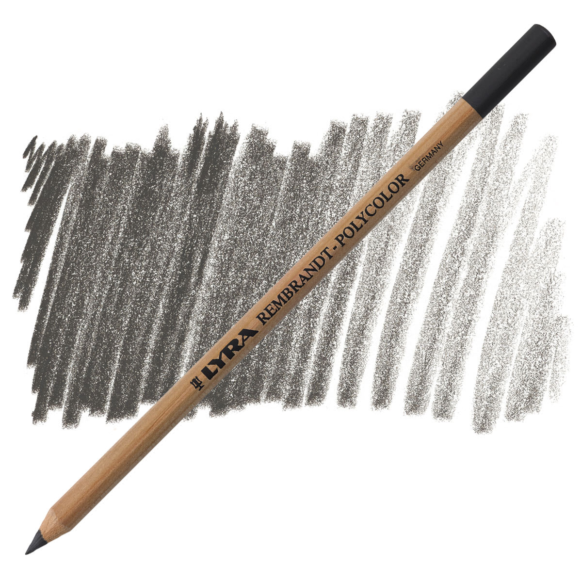 Lyra Rembrandt Polycolor Premium Oil-Based Colored Pencil - Warm Grey Deep pencil and swatch
