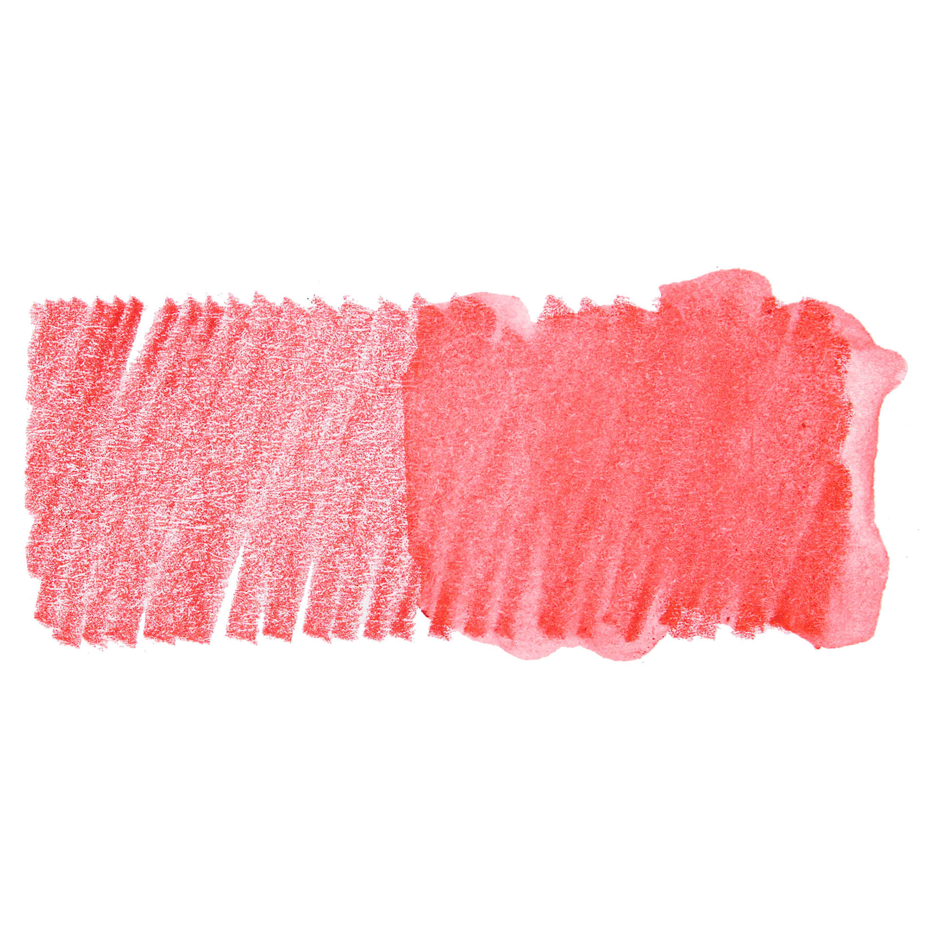 Derwent Inktense Pencil - Persian Red, swatch ony