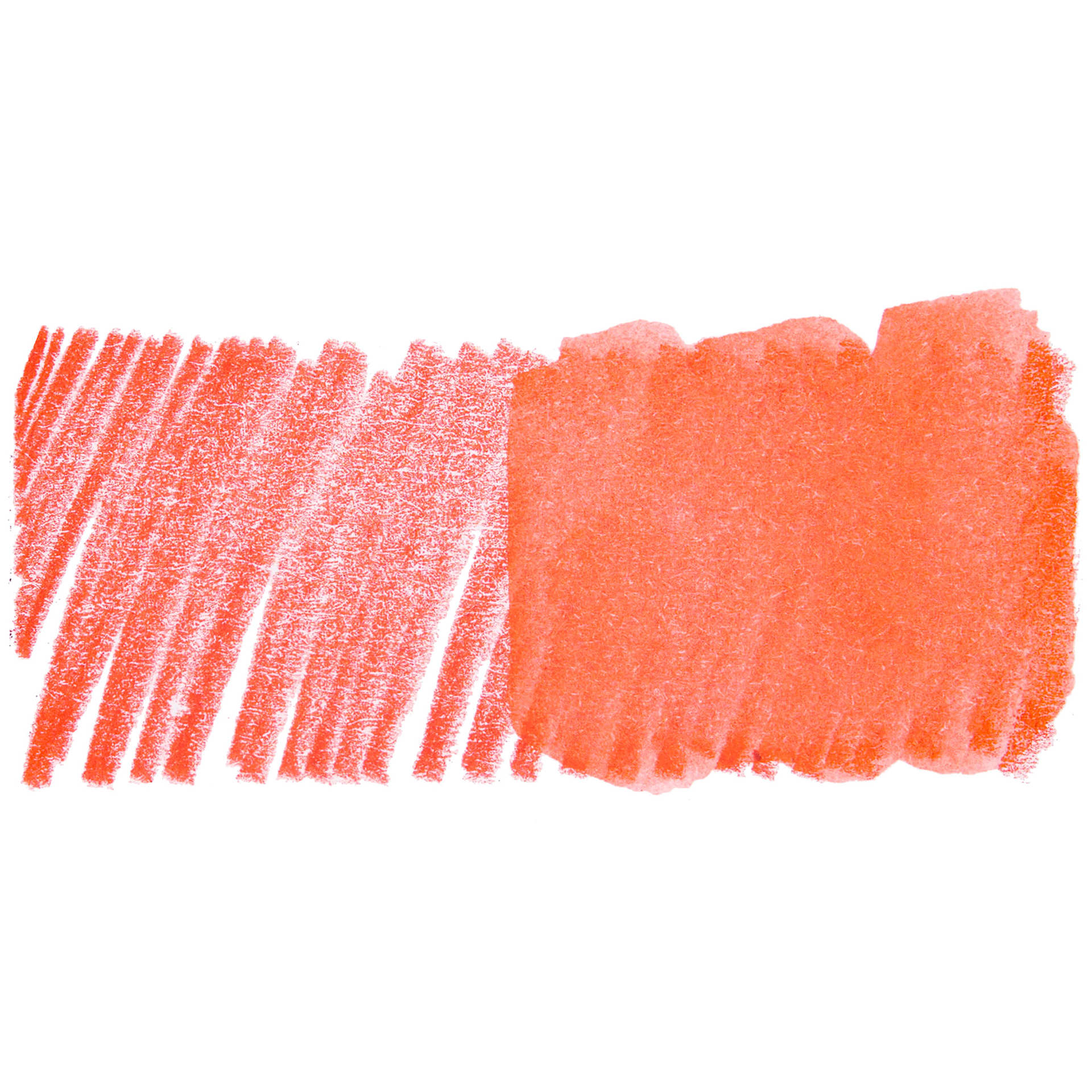 Derwent Inktense Pencil - Wild Flame, swatch only
