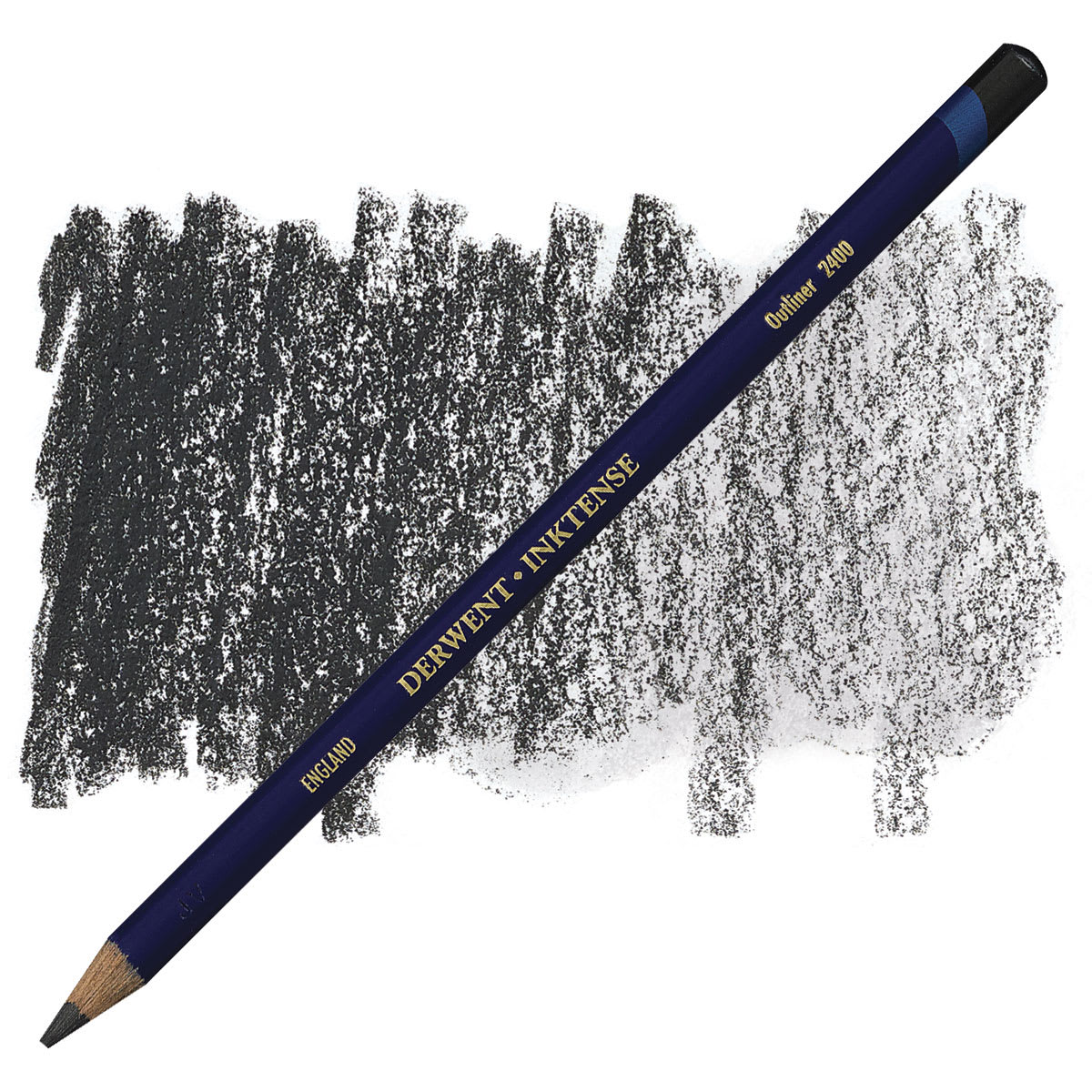 Derwent Inktense Pencil - Outliner pencil and swatch