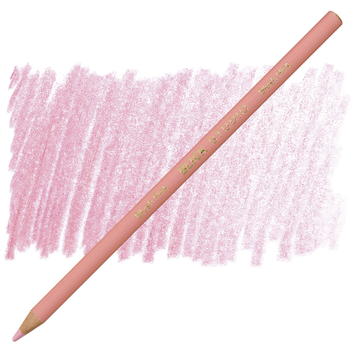Blick Studio Artists' Colored Pencil - Blush Pink pencil and swatch