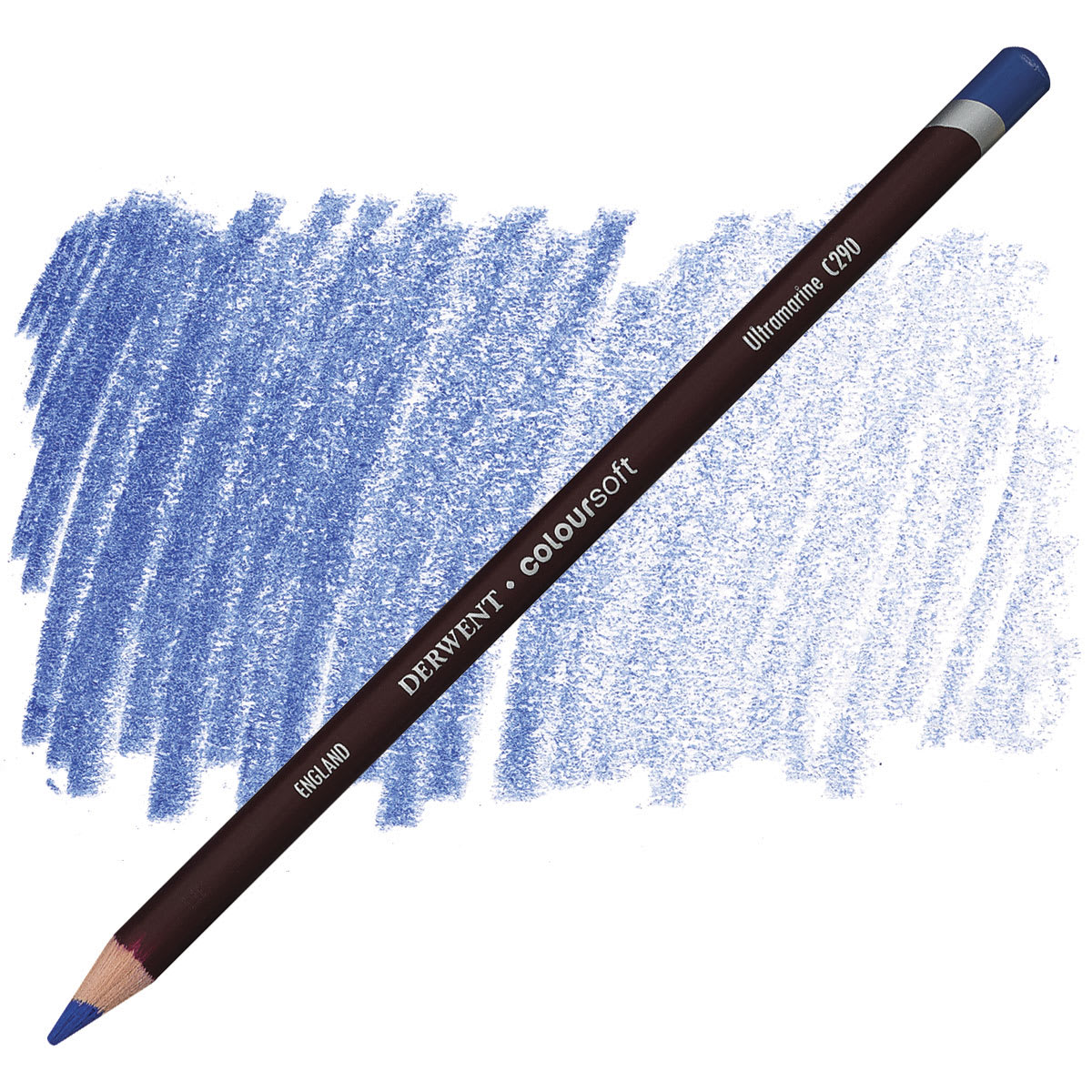 Derwent Coloursoft Pencil - Ultramarine pencil and swatch