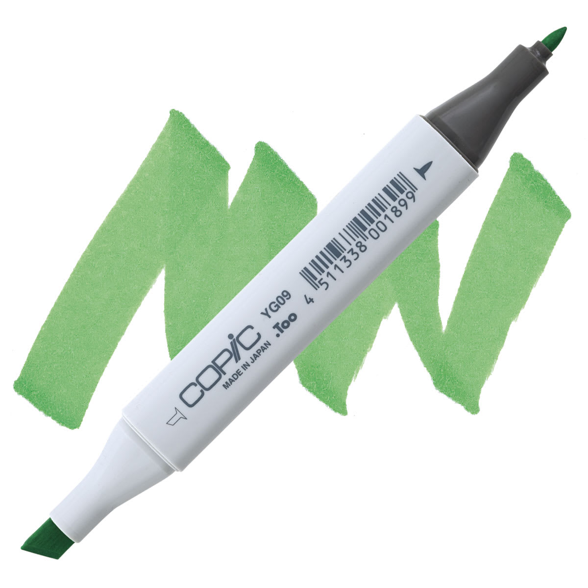 Copic Classic Marker - Lettuce Green YG09 marker and swatch