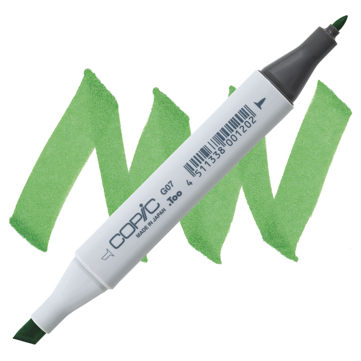 Copic Classic Marker - Nile Green G07 marker and swatch