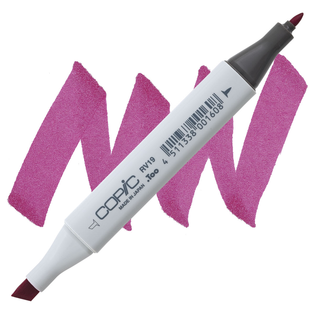 Copic Classic Marker - Red Violet RV19 marker and swatch