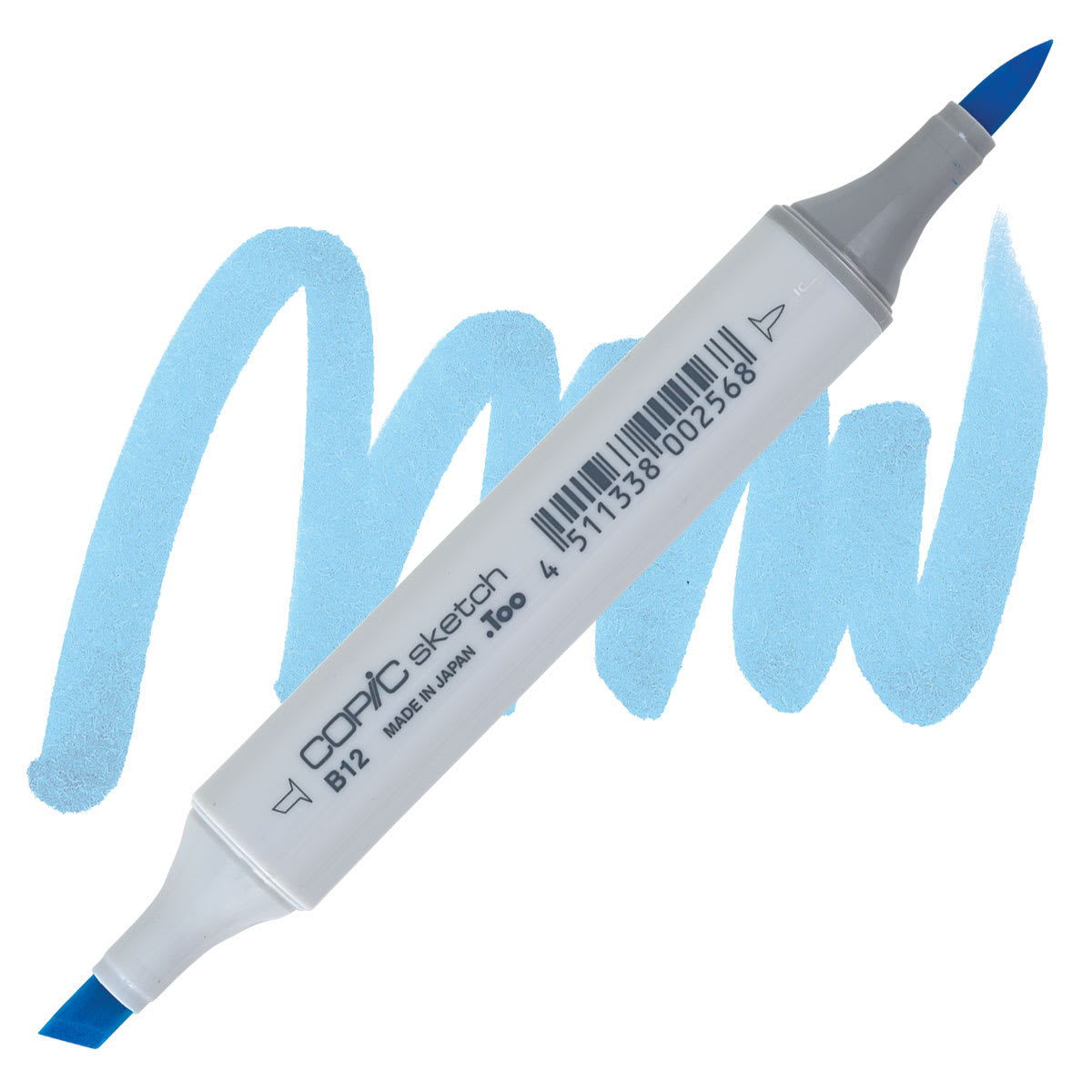 Copic Sketch Marker - Ice Blue B12 marker and swatch