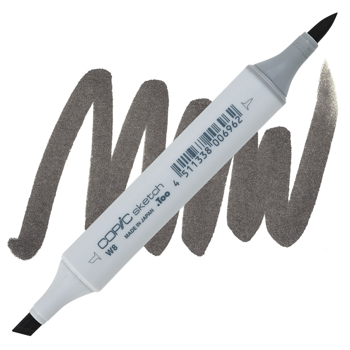 Copic Sketch Marker - Warm Gray W8 marker and swatch