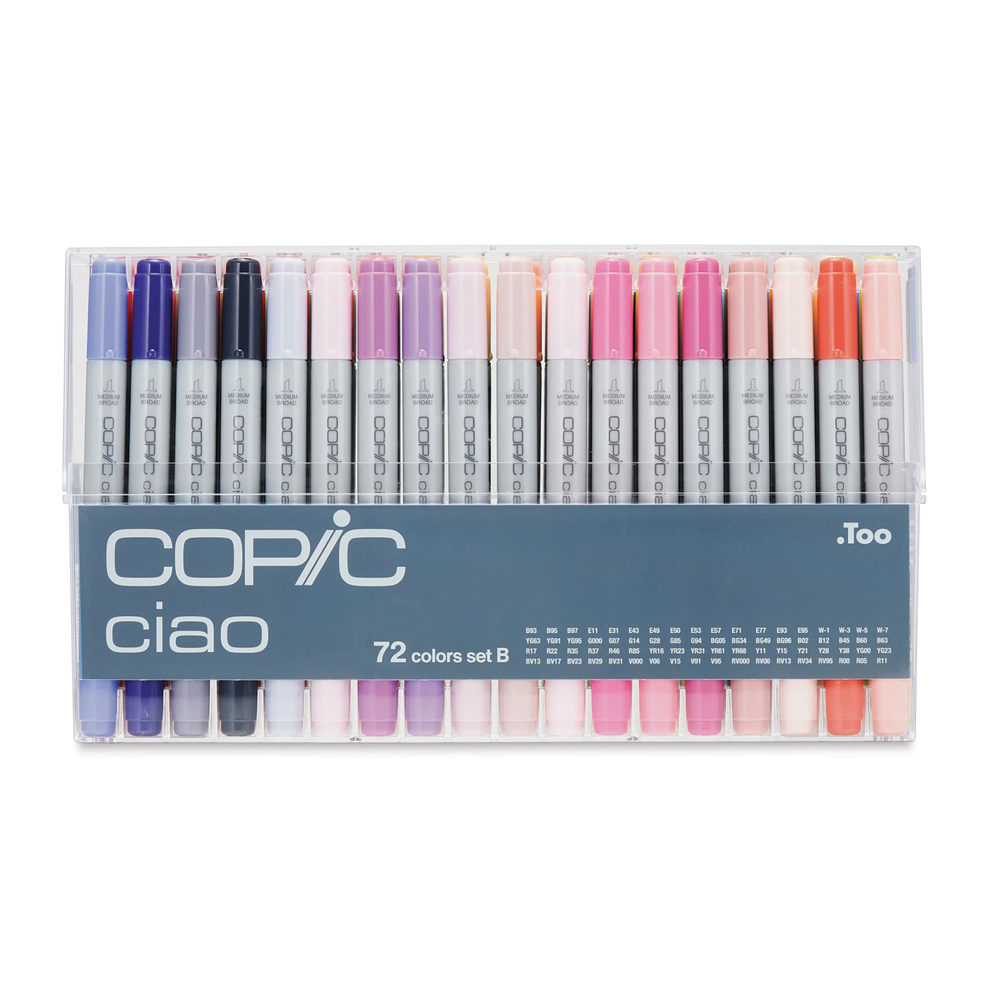 Copic Ciao Double Ended Marker Set - Set B, Set of 72 | BLICK Art