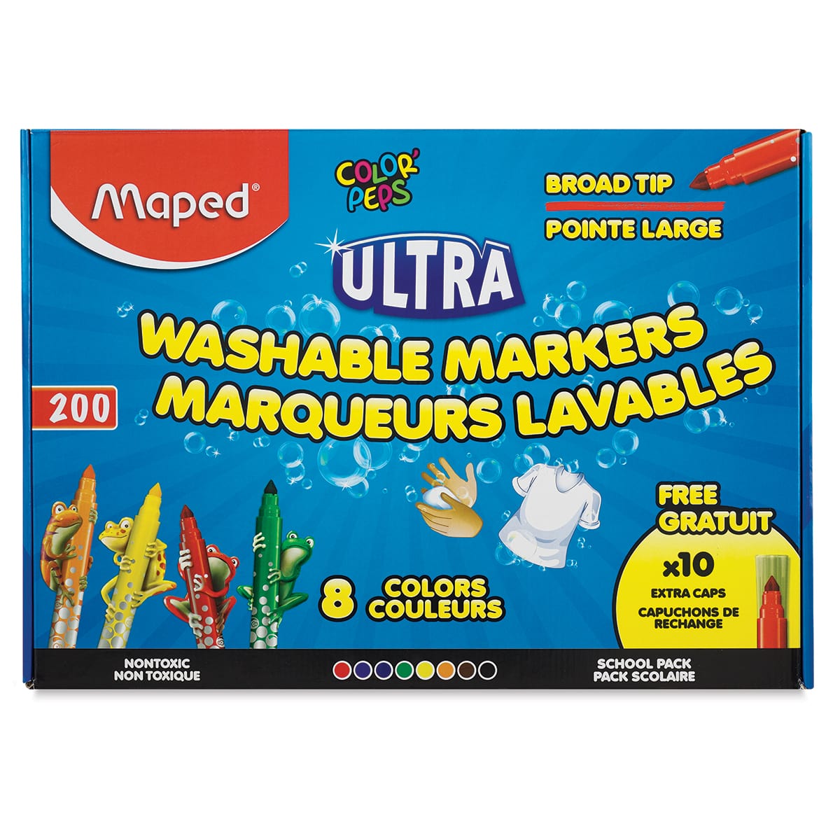 Maped Color'Peps Broad Tip Maxi Ultrawashable Markers