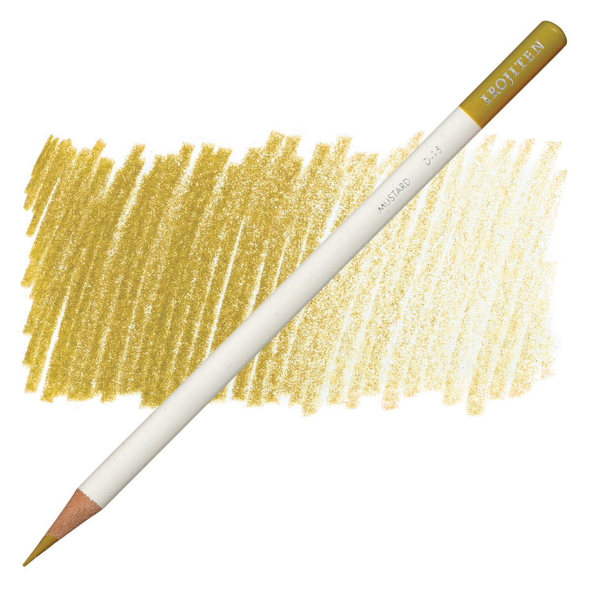 Irojiten Color Pencil - Mustard pencil and swatch