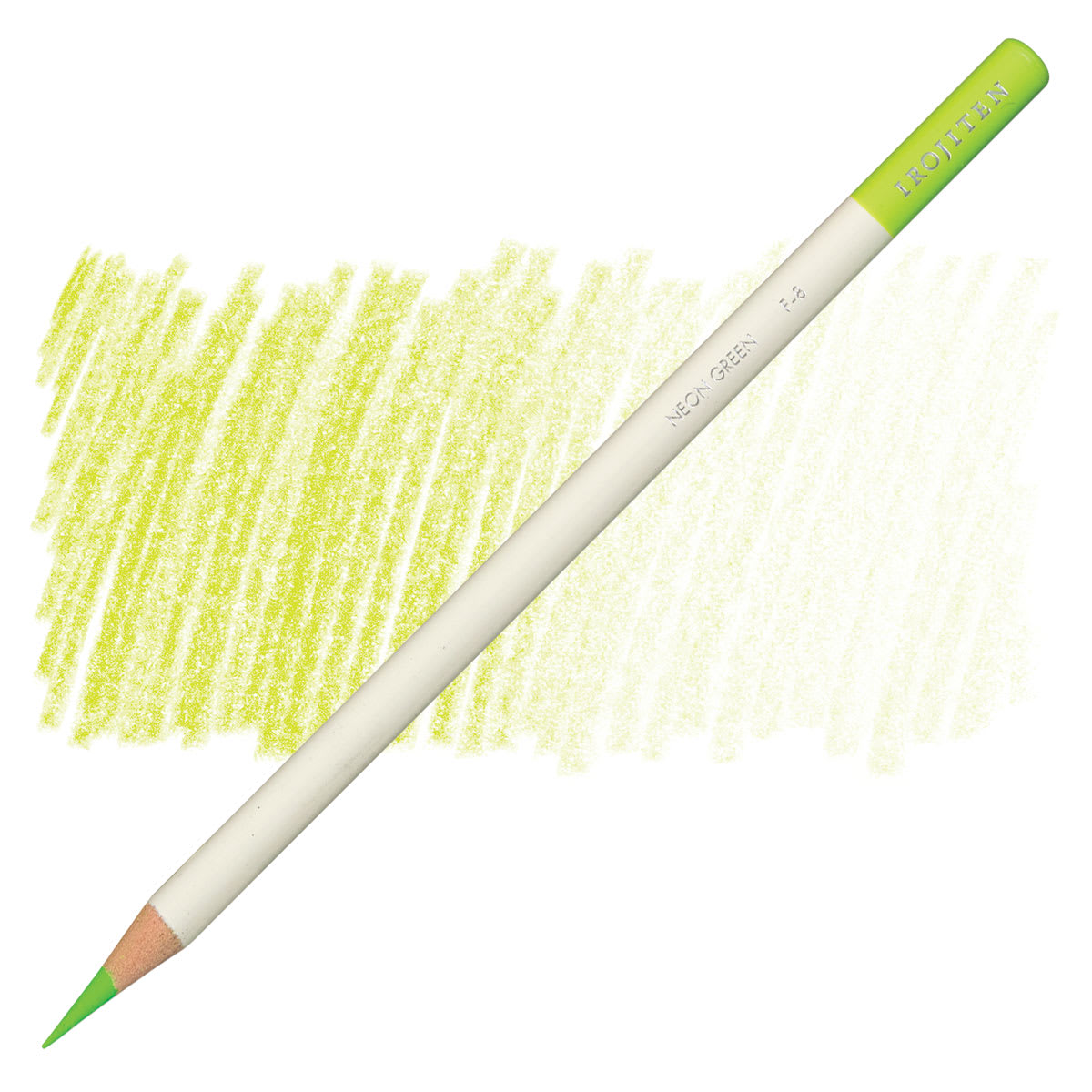 Irojiten Color Pencil - Neon Green pencil and swatch