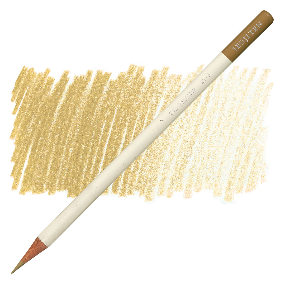 Irojiten Color Pencil - Oil Yellow pencil and swatch
