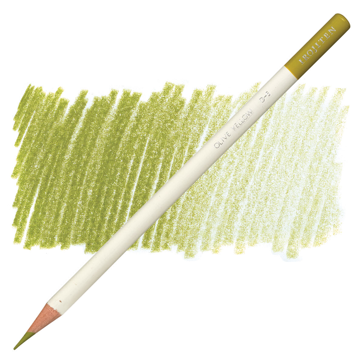 Irojiten Color Pencil - Olive Yellow pencil and swatch