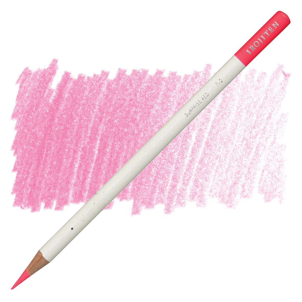 Irojiten Color Pencil - Surprise Red pencil and swatch