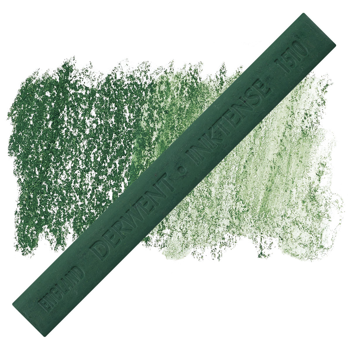 Derwent Inktense Block - Beech Green block and swatch