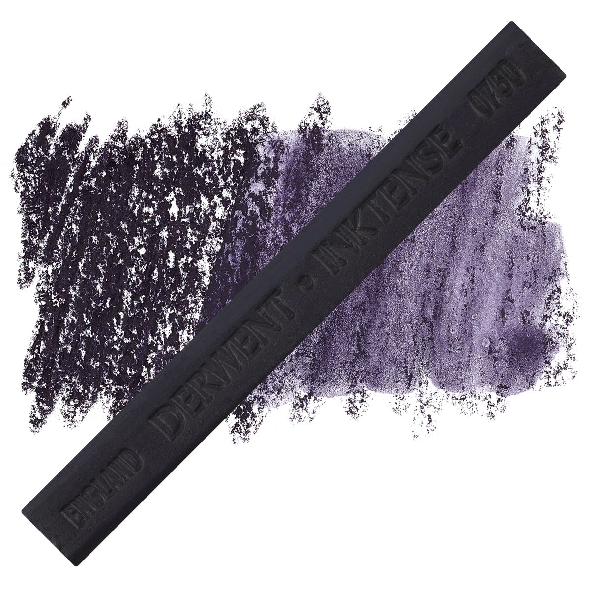 Derwent Inktense Block - Deep Purple block and swatch