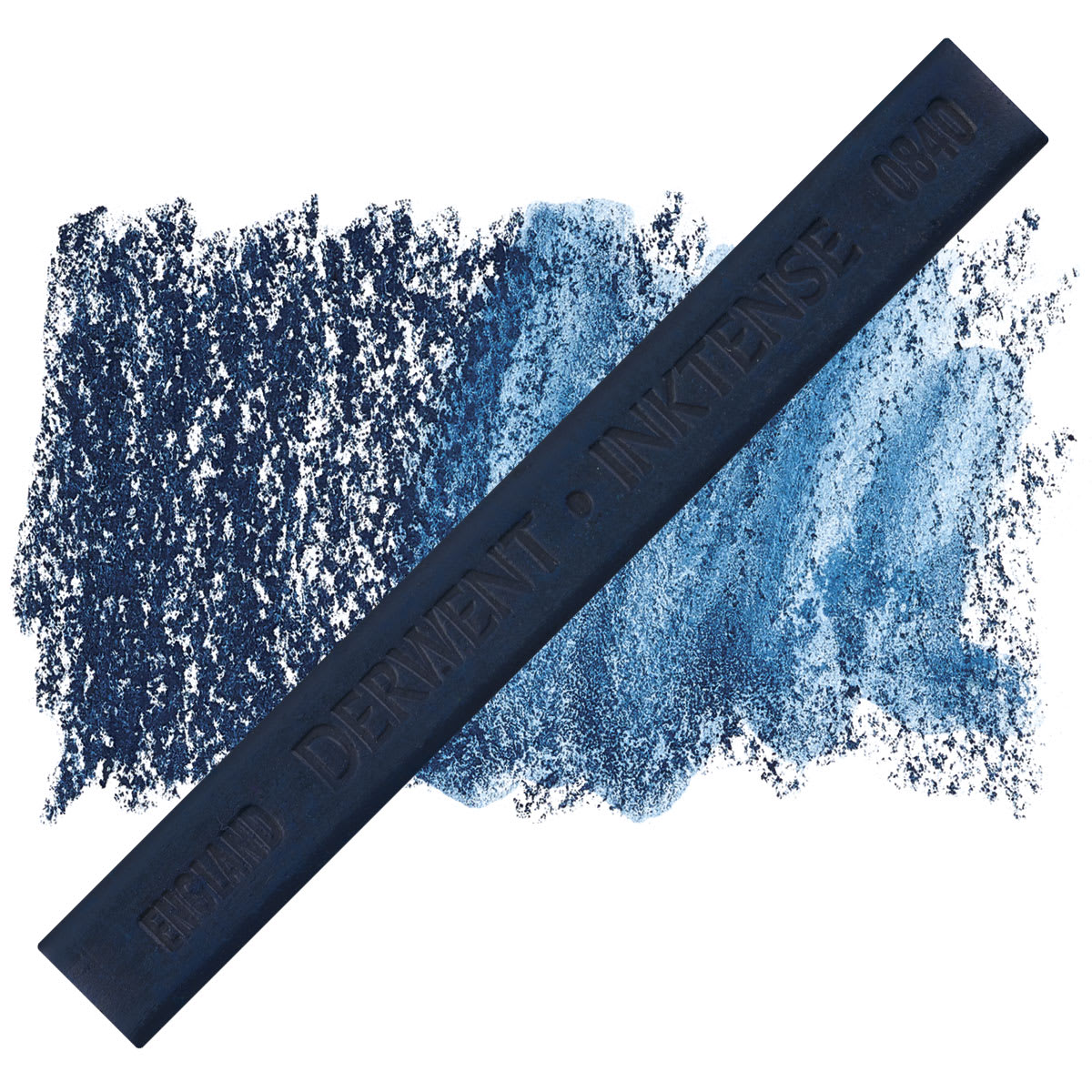 Derwent Inktense Block - Iron Blue block and swatch