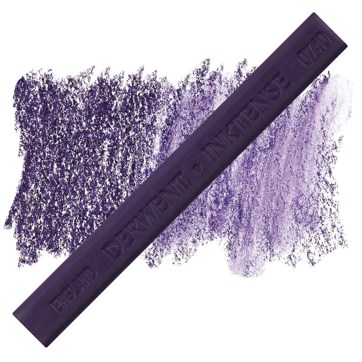 Derwent Inktense Block - Mauve block and swatch