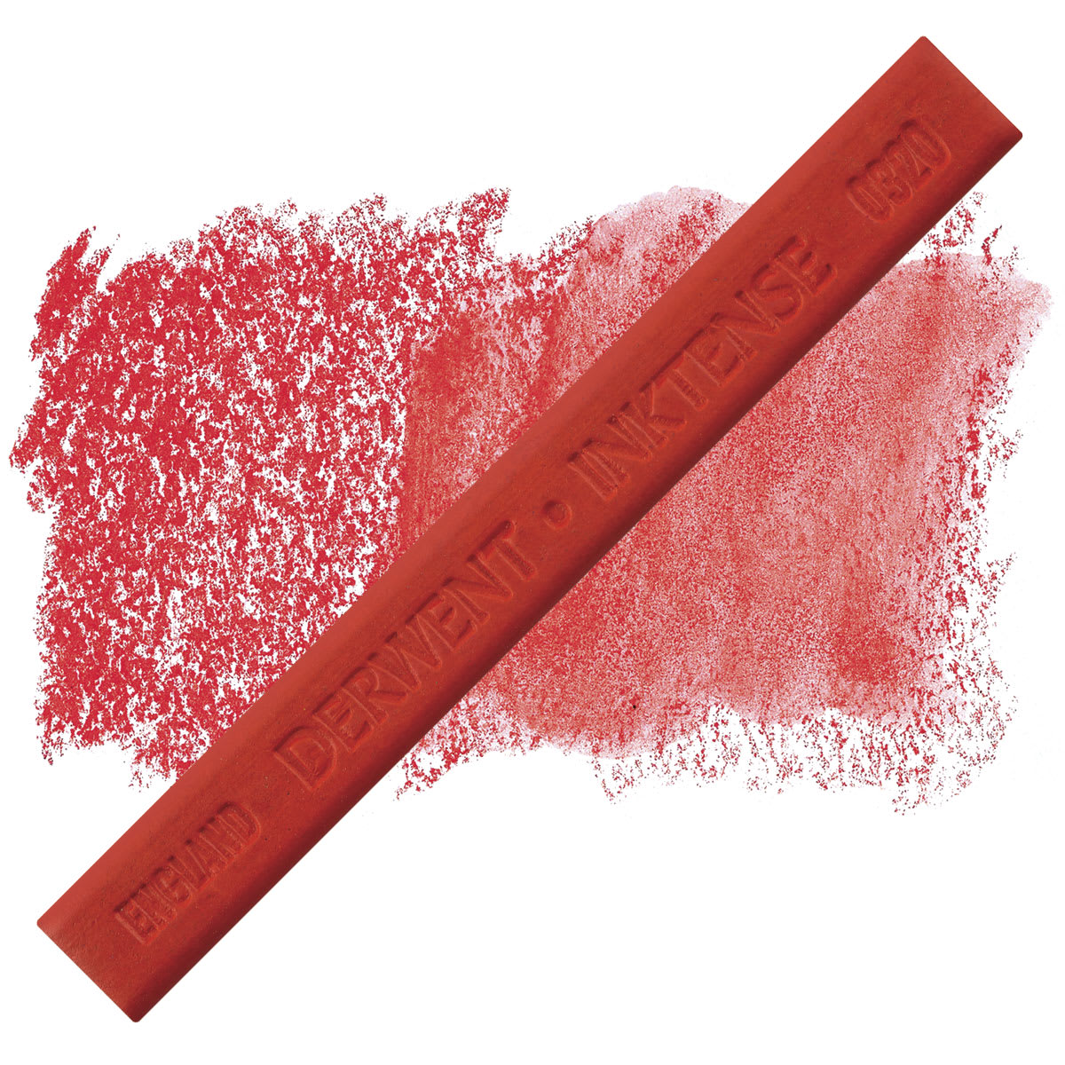 Derwent Inktense Block - Scarlet Pink block and swatch