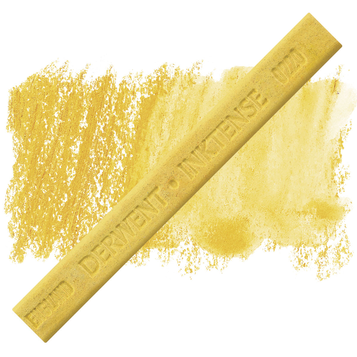 Derwent Inktense Block - Sicilian Yellow block and swatch