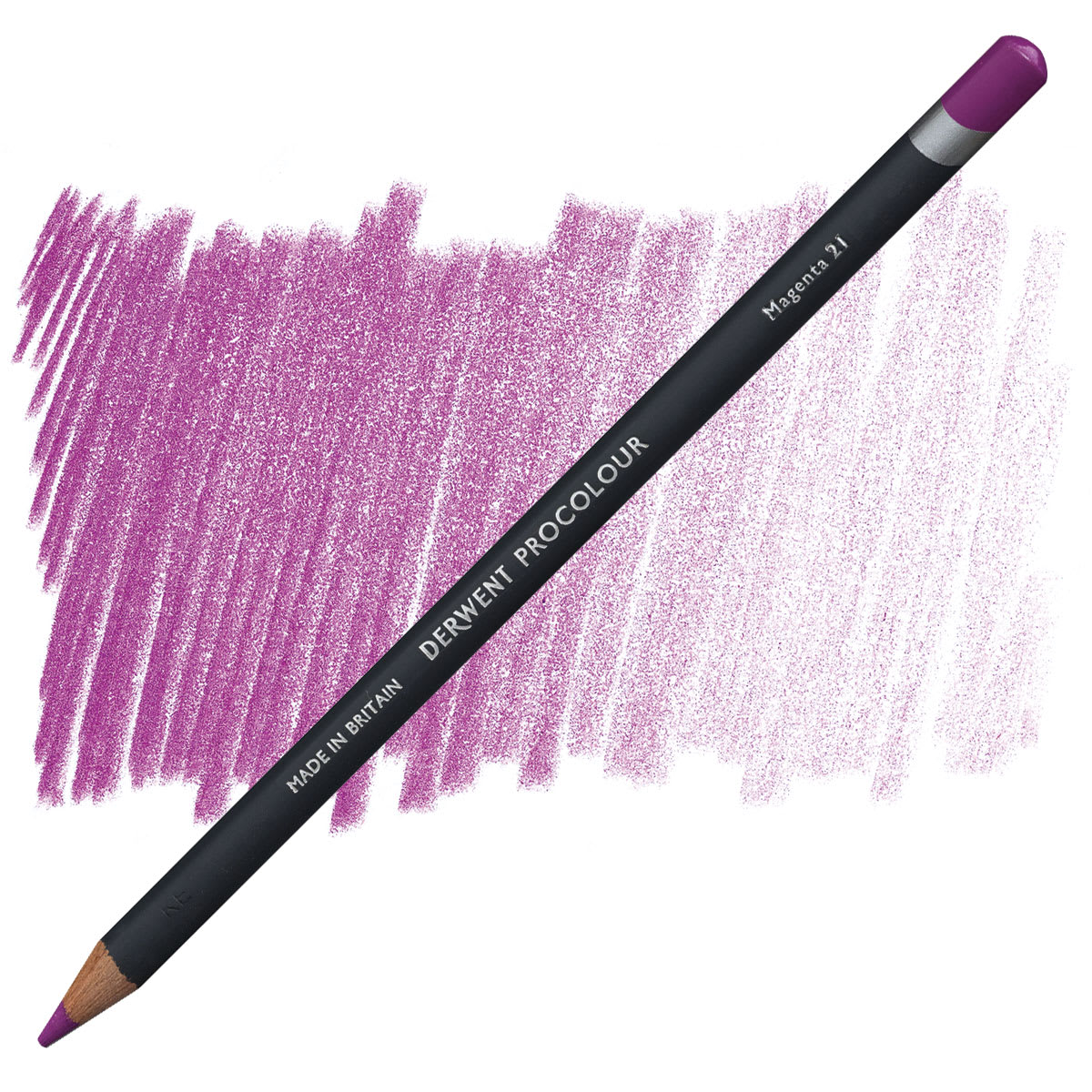 Derwent ProColour Colored Pencil - Magenta pencil and swatch
