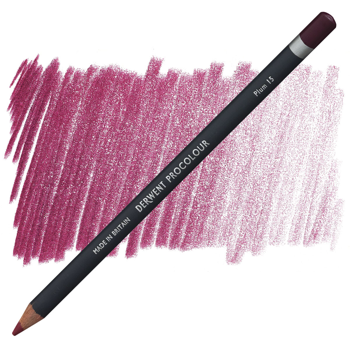Derwent ProColour Colored Pencil - Plum pencil and swatch