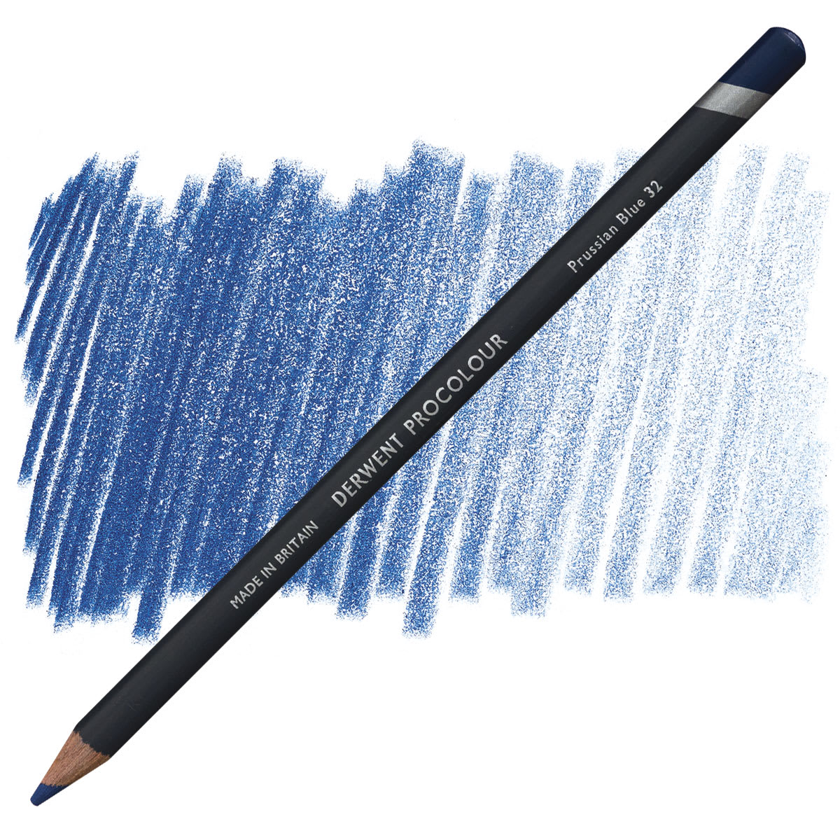 Derwent ProColour Colored Pencil - Prussian Blue pencil and swatch