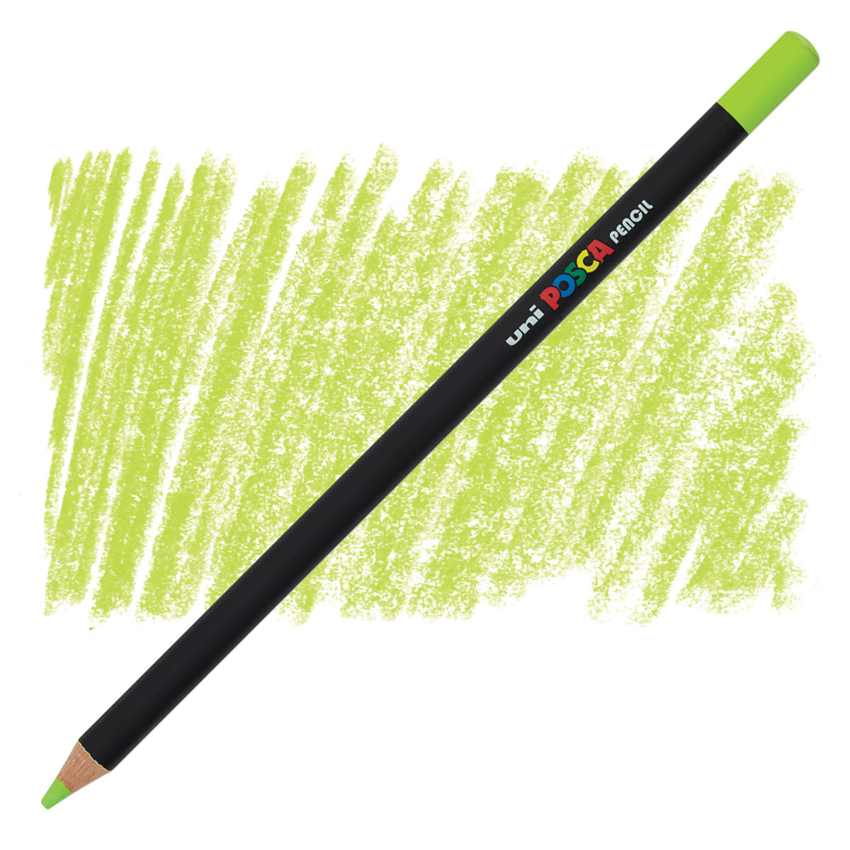 Posca Colored Pencil- Fresh Green pencil and swatch