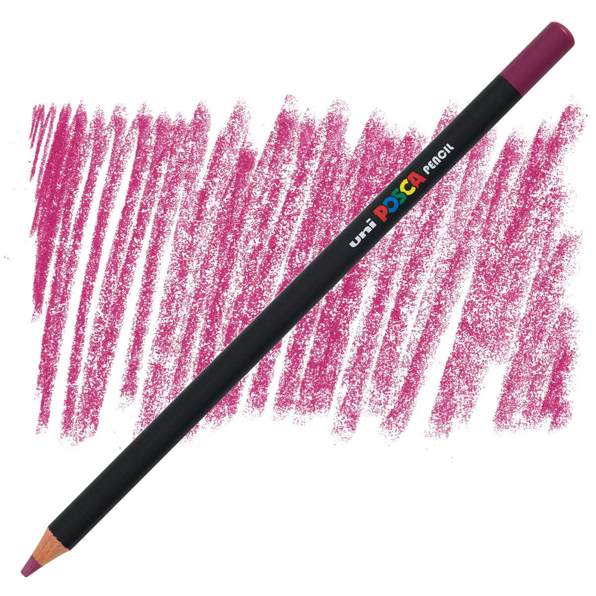Posca Colored Pencil - Fuchsia pencil and swatch