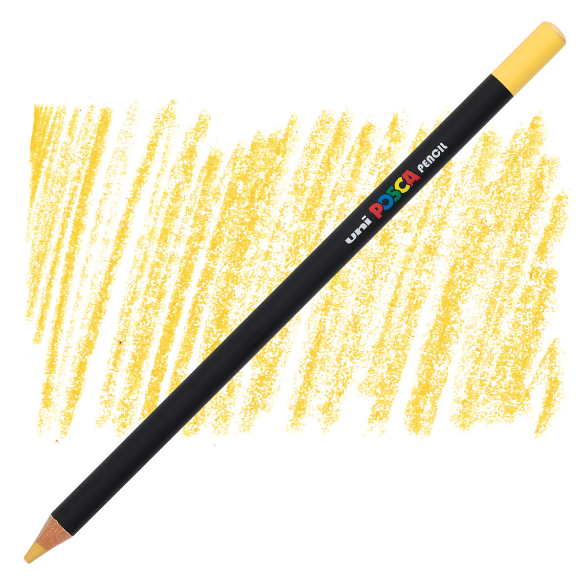 Posca Colored Pencil - Light Ochre pencil and swatch