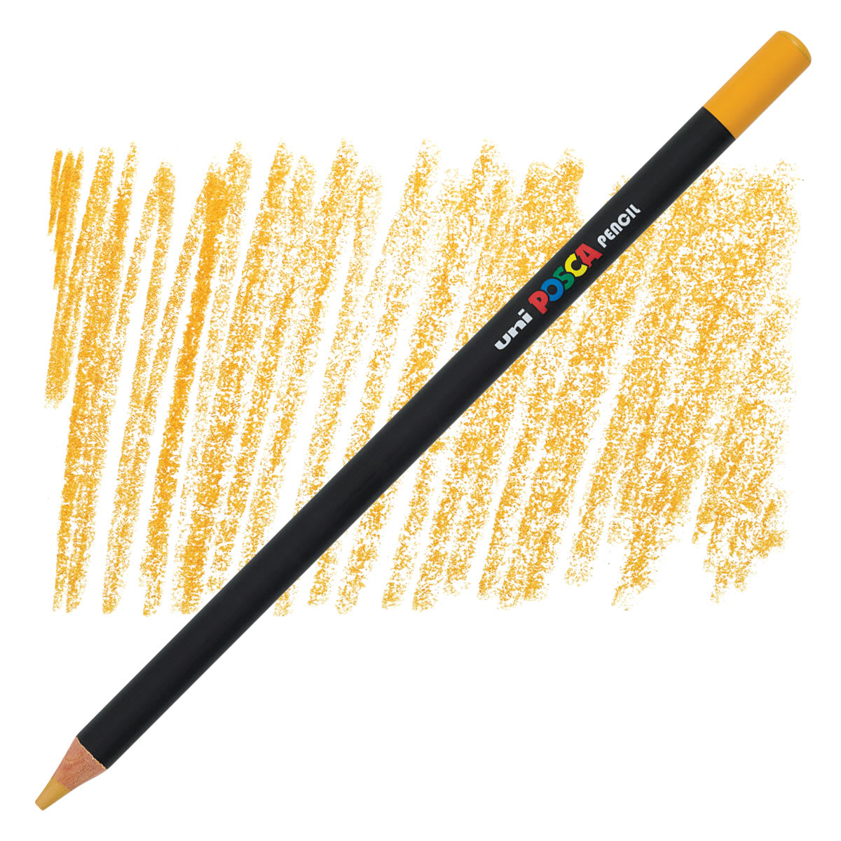 Posca Colored Pencil - Ochre pencil and swatch