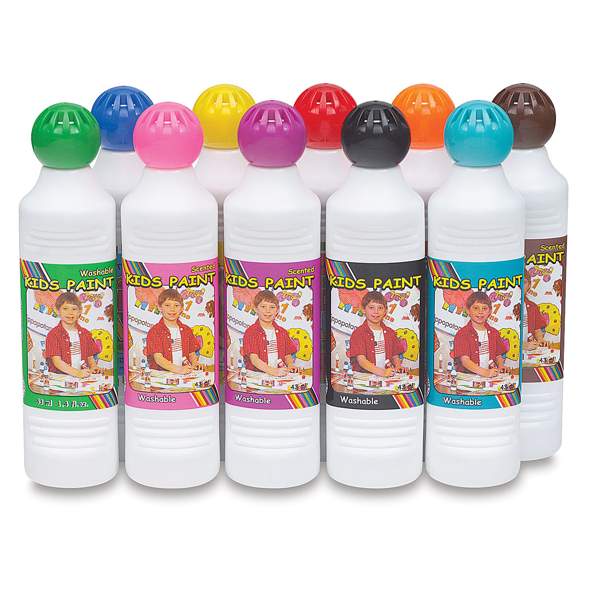 Paint Markers, Kids Colors, Set of 10