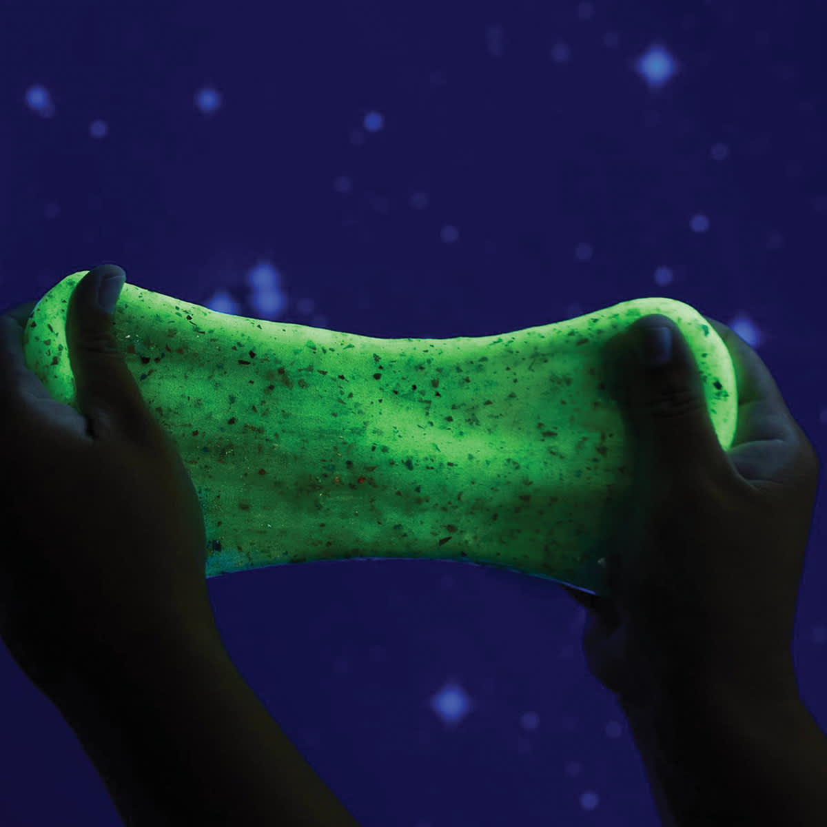 Elmer's Slime Kit - Dinosaur Night Slime Kit, Slime Being Stretched