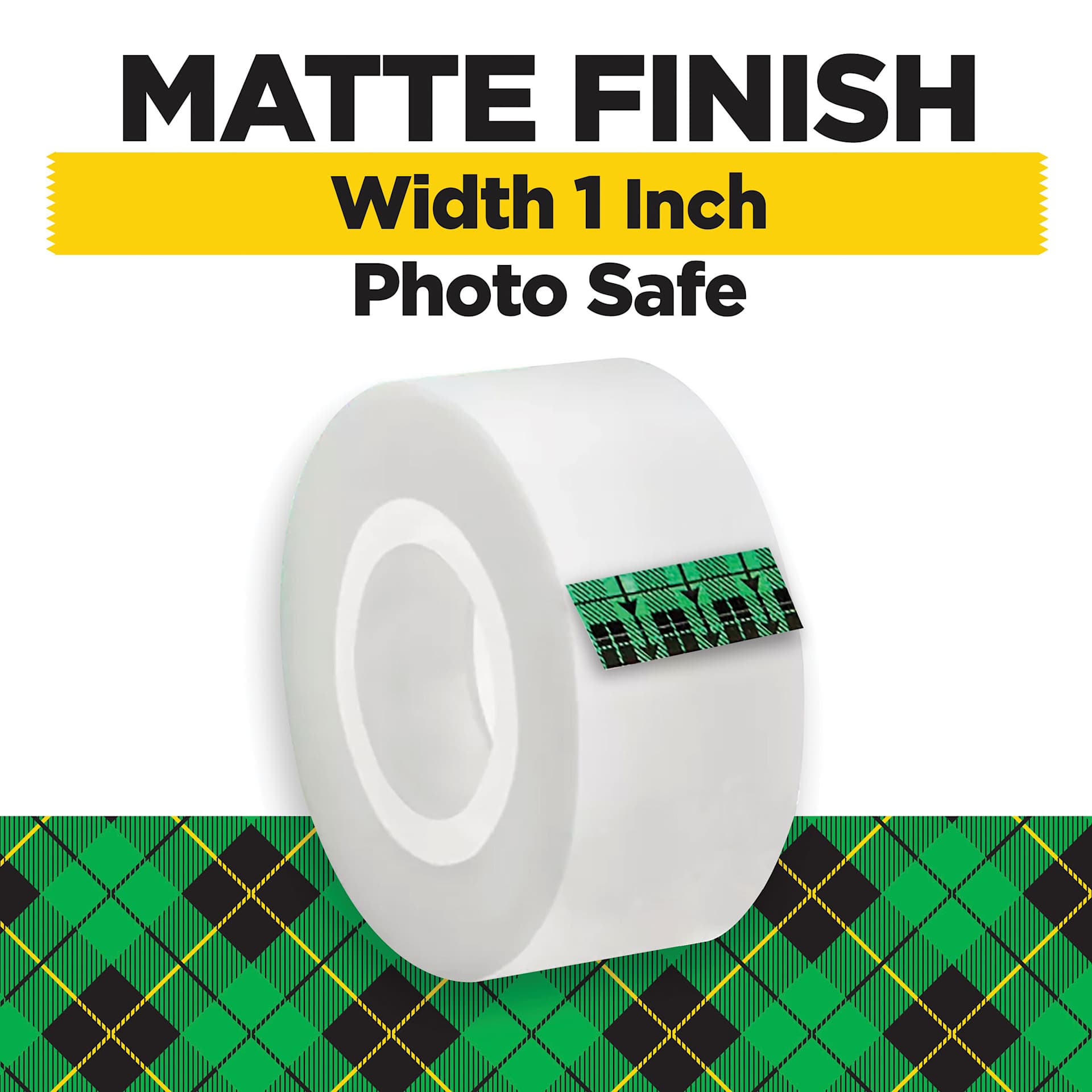 Matte finish, Width 1 inch, Photo safe