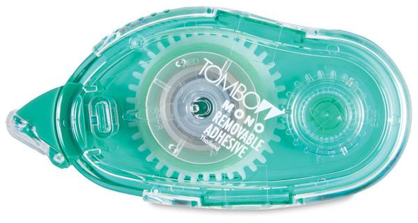 Tombow Mono Adhesive - Side view of Applicator for Removable Adhesive